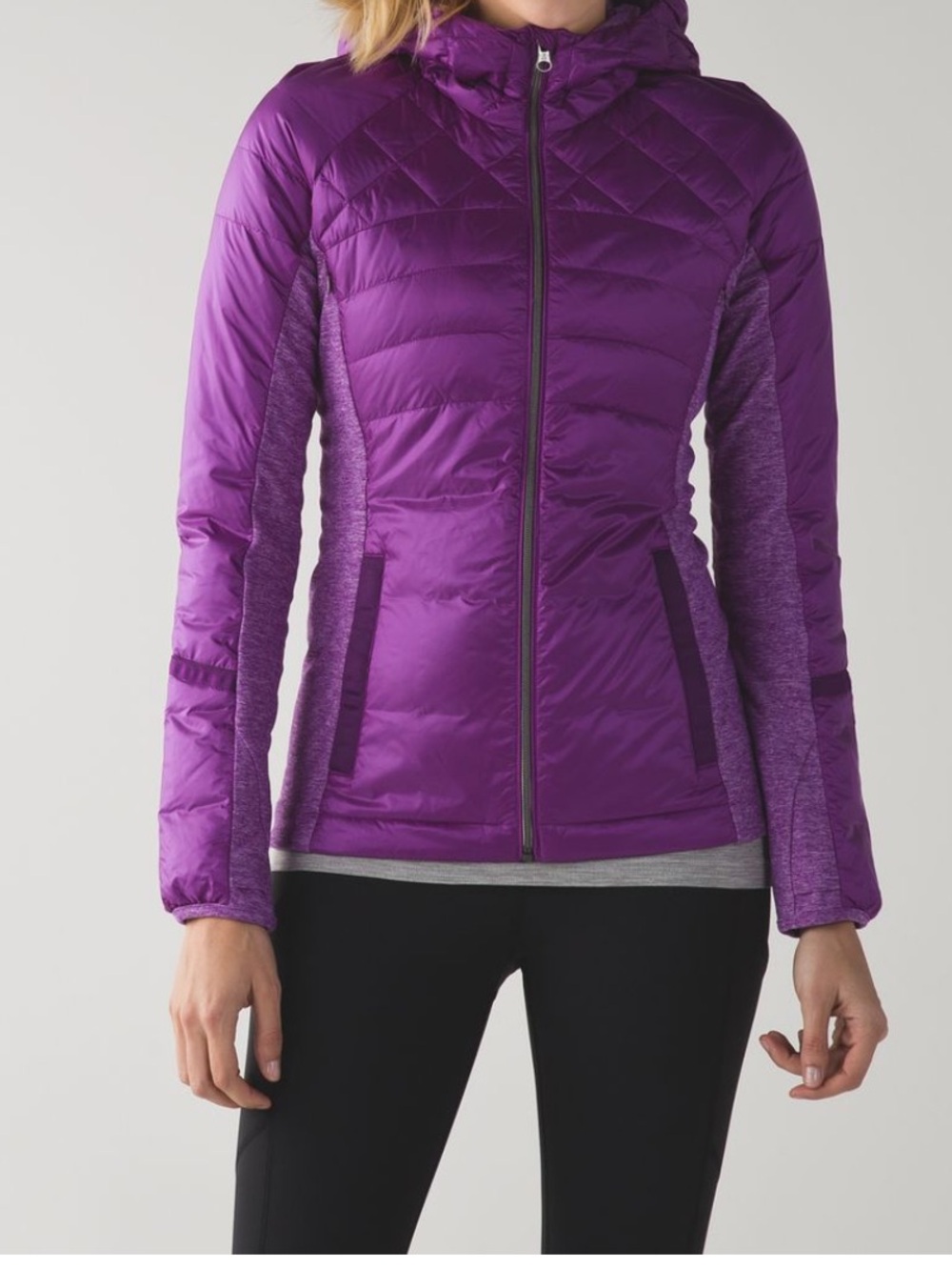 lululemon athletica Down for A Run TenderViolet Lightweight Hooded Puffer Jacket